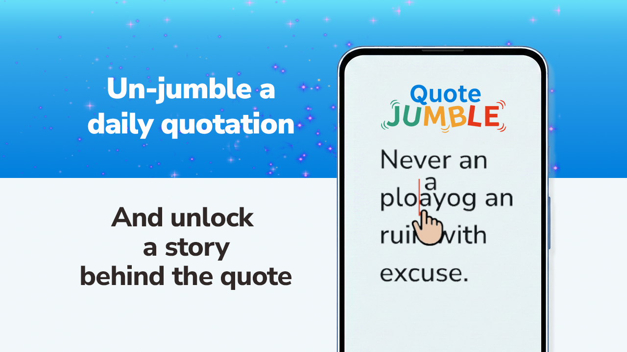 Quote Jumble gameplay feature graphic